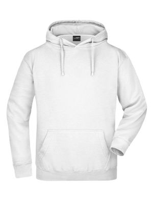 Weißes Hoodie