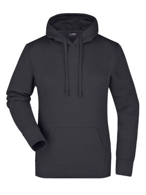 Schwarzer Damen Hoodie