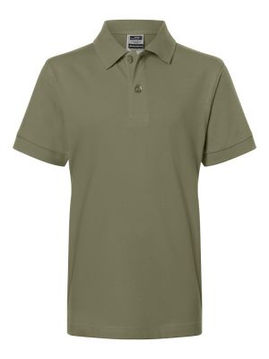 Kinder Polo Olivgrün