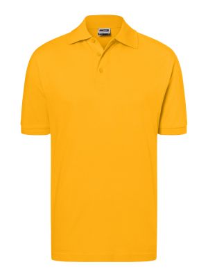 Mens Polo Shirt in Yellow - Classic