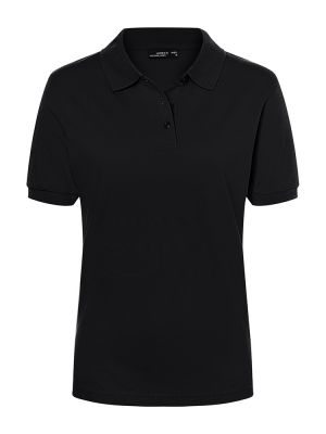 Polohemd Damen in Schwarz