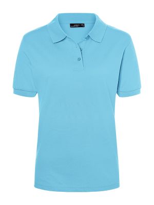 Polohemd Damen in Hellblau