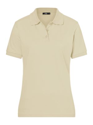 Polohemd Damen Beige