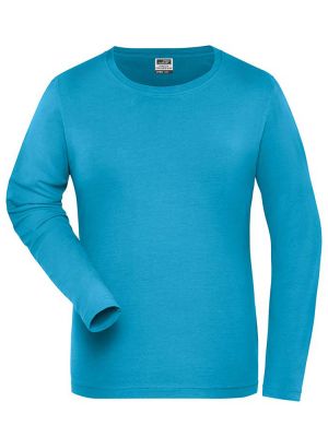 Damen Work BIO Stretch Longsleeve Solid