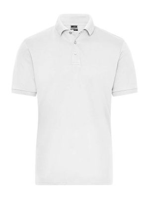 Stretch Polo Weiß
