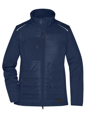 Softshell Steppjacke Damen Dunkelblau