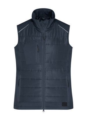 Steppwesten für Damen Dunkelgrau