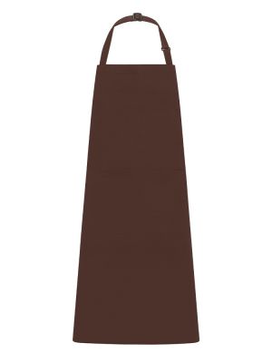Klassische Latzschürze in Braun
