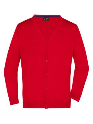 Strickjacke Herren in Rot