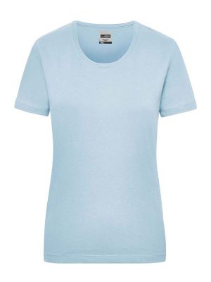 Arbeits T-Shirt Damen Hellblau