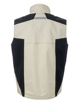 Arbeits Weste in Beige