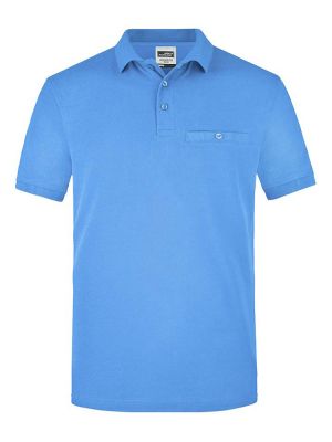 Mens Workwear Polo Shirt Pocket Essential