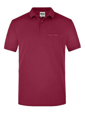 Mens Workwear Polo Shirt Pocket Essential
