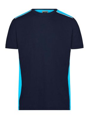 Dunkelblaues Arbeits T-Shirt Herren