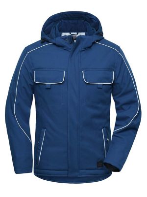 Arbeits Winterjacke gefüttert von Solid – wind- & wasserabweisende Softshell mit Fleecefutter