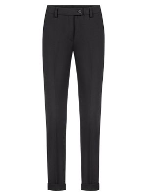Damen-Hose Slim Fit Schwarz