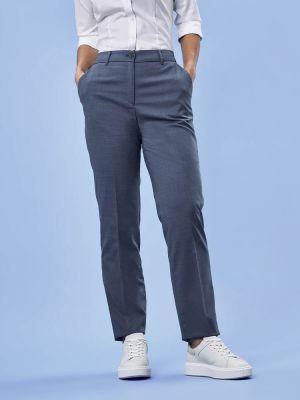 Moderne Damen Hose Blau