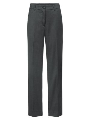 Business Hose Damen Grau Regular Fit mit hoher Leibhöhe