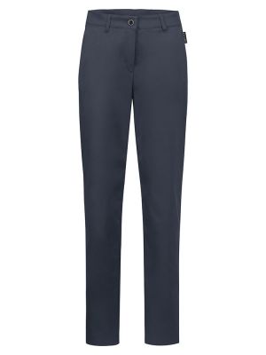 Dunkelblaue Chinohose Damen – bequeme Berufshose in Regular Fit für Gastronomie und Service