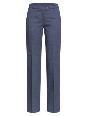 Damen Stoffhose modern Pinpoint Blau – elegante Businesshose mit 37.5® Technologie