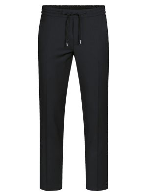 Joggpants Herren Schwarz mit elastischem Bund – moderne Passform für Büro, Service oder Freizeit