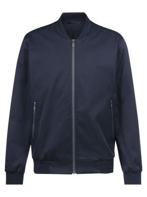 Herren Blouson Dunkelblau mit Stehkragen und Reißverschluss