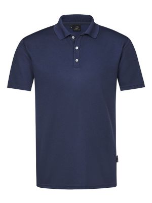 Sportliches Poloshirt Herren Dunkelblau Regular Fit für Arbeit in Thermen, Wellness und Gastronomie