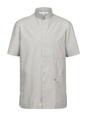 Unisex tunic with stand-up collar