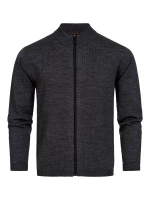 Herren Strickjacke in Dunkelgrau