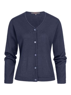 Strick Jacke Damen Dunkelblau