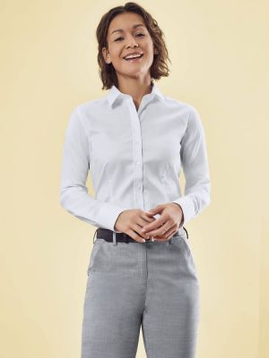 Damen Bluse Slim Fit