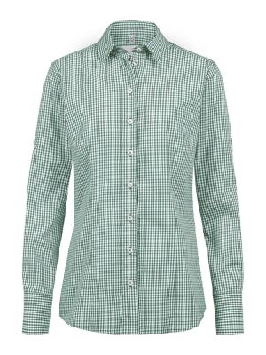 Karierte Bluse Damen Grün