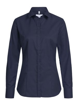 Hemdbluse Damen Dunkelblau