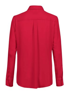 Chiffon Bluse Rot