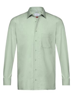 Herren Hemd Mint Langarm mit New-Kent-Kragen und Office-Manschette, Regular Fit