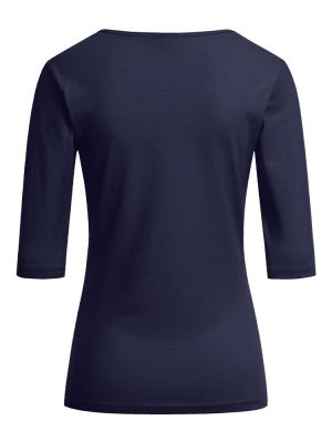 Halbarmshirt Damen in Blau, Regular Fit, Rundhals, 1/2-Arm von Greiff – ideal für Teamwear