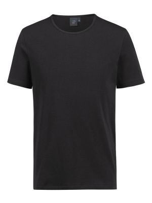 Schwarzes Herren Shirt Rundhals