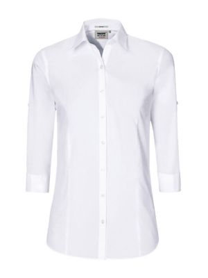 Weiße Bluse 3/4 Arm