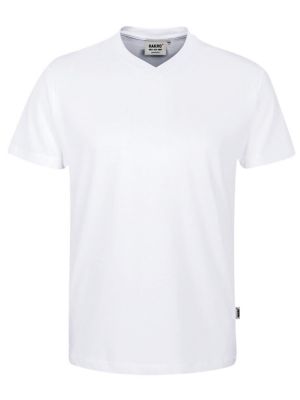Herren V-Shirt  Weiß