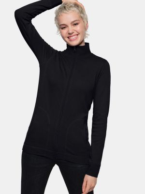 Damen Sweatjacke schwarz