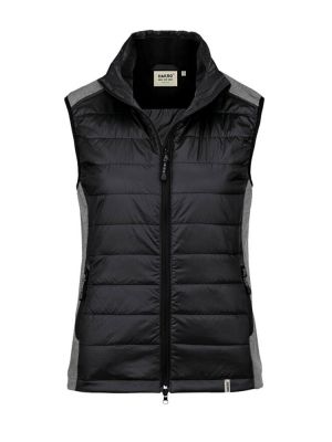 Damen Funktionsweste in Schwarz – atmungsaktiv, wasserabweisend und ideal für Arbeit, Service oder Freizeit