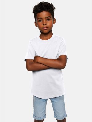 Kinder T-Shirt Weiß aus Bio-Baumwolle, Schuluniform geeignet, weiche Qualität