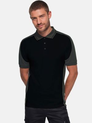Herren Poloshirt Zweifarbig
