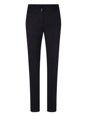 Damen Chinohose Schwarz