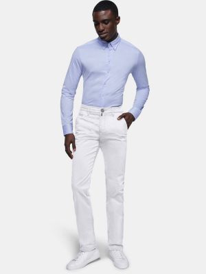 Herren Chinohose Weiß