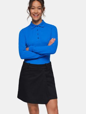 Skort Schwarz für Damen – Rock mit Shorts, kniefrei, ideal für Gastronomie, Verkauf & Freizeit