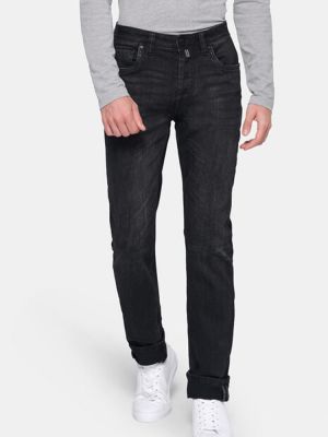 Schwarze Herren Stretch Jeans