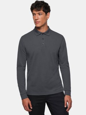 Langarm Poloshirt für Herren