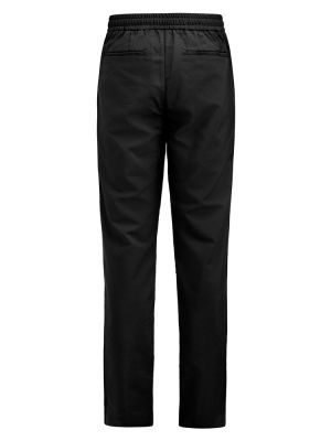 Business Casual Hose Herren Schwarz mit Kordelzug