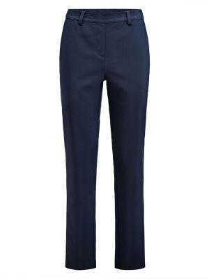 Casual Hose Damen Dunkelblau mit elastischem Bund
